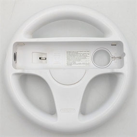 Wii Racing Wheel - Hvid - Nintendo Wii (B Grade) (Genbrug)